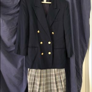 Vintage Linen Coordinating Suit